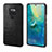 Huawei Mate 20用ケース 高級感 手触り良いレザー柄 S02 ファーウェイ ブラック