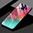 Huawei Mate 20 X 5G用ハイブリットバンパーケース プラスチック 鏡面 虹 グラデーション 勾配色 カバー H02 ファーウェイ 