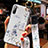 Huawei Mate 40 Lite 5G用シリコンケース ソフトタッチラバー 花 カバー ファーウェイ 