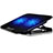 Huawei MateBook D15 (2020) 15.6用ノートブックホルダー クーラー 冷却パッド ファン ラップトップスタンド 9インチ〜16インチ M17 ファーウェイ ブラック