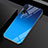 Huawei Nova 6用ハイブリットバンパーケース プラスチック 鏡面 虹 グラデーション 勾配色 カバー H01 ファーウェイ 
