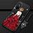 Huawei Nova 8 Pro 5G用シリコンケース ソフトタッチラバー バタフライ ドレスガール ドレス少女 カバー ファーウェイ レッド・ブラック