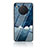 Huawei Nova 8i用ハイブリットバンパーケース プラスチック パターン 鏡面 カバー LS1 ファーウェイ ネイビー