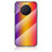 Huawei Nova 8i用ハイブリットバンパーケース プラスチック 鏡面 虹 グラデーション 勾配色 カバー LS2 ファーウェイ 
