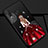 Huawei P30 Lite New Edition用シリコンケース ソフトタッチラバー バタフライ ドレスガール ドレス少女 カバー K03 ファーウェイ レッド・ブラック
