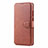 Huawei P30 Lite New Edition用手帳型 レザーケース スタンド カバー T03 ファーウェイ オレンジ