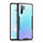 Huawei P30 Pro New Edition用ハイブリットバンパーケース クリア透明 プラスチック 鏡面 カバー M03 ファーウェイ ブラック