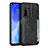 Huawei P40 Lite 5G用ケース 高級感 手触り良いレザー柄 R06 ファーウェイ ブラック