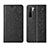 Huawei P40 Lite 5G用手帳型 レザーケース スタンド カバー T07 ファーウェイ ブラック