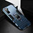 Huawei P40 Lite 5G用ハイブリットバンパーケース プラスチック アンド指輪 マグネット式 R01 ファーウェイ 