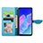 Huawei P40 Lite E用手帳型 レザーケース スタンド パターン カバー S04D ファーウェイ 
