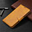 LG K61用手帳型 レザーケース スタンド カバー LG オレンジ