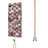 LG Velvet 4G用シリコンケース ソフトタッチラバー バタフライ パターン カバー 携帯ストラップ Y01B LG 