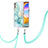 LG Velvet 5G用シリコンケース ソフトタッチラバー バタフライ パターン カバー 携帯ストラップ Y05B LG 