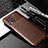 Motorola Moto Edge S 5G用シリコンケース ソフトタッチラバー ツイル カバー モトローラ ブラウン