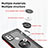 Motorola Moto G10 Power用ハイブリットバンパーケース プラスチック アンド指輪 マグネット式 S04 モトローラ 