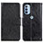 Motorola Moto G31用手帳型 レザーケース スタンド カバー N05P モトローラ ブラック