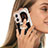 Motorola Moto G53 5G用シリコンケース ソフトタッチラバー バタフライ パターン カバー アンド指輪 YB2 モトローラ 