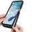 Motorola Moto G53 5G用360度 フルカバー ハイブリットバンパーケース クリア透明 プラスチック カバー ZJ3 モトローラ 