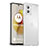 Motorola Moto G73 5G用ハイブリットバンパーケース クリア透明 プラスチック カバー J02S モトローラ クリア