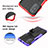 Motorola Moto G82 5G用ハイブリットバンパーケース スタンド プラスチック 兼シリコーン カバー モトローラ 