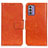 Nokia G42 5G用手帳型 レザーケース スタンド カバー N05P ノキア オレンジ
