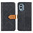 Nokia X30 5G用手帳型 レザーケース スタンド カバー K05Z ノキア ブラック