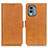 Nokia X30 5G用手帳型 レザーケース スタンド カバー M15L ノキア ライト・ブラウン