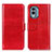 Nokia X30 5G用手帳型 レザーケース スタンド カバー M07L ノキア レッド