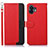 Nothing Phone 2用手帳型 レザーケース スタンド カバー A09D Nothing Phone レッド