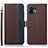 Nothing Phone 2用手帳型 レザーケース スタンド カバー A09D Nothing Phone ブラウン