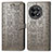 OnePlus 11R 5G用手帳型 レザーケース スタンド パターン カバー S03D OnePlus グレー