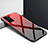 OnePlus 8T 5G用ハイブリットバンパーケース プラスチック 鏡面 カバー OnePlus レッド
