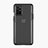 OnePlus 8T 5G用ハイブリットバンパーケース クリア透明 プラスチック 鏡面 カバー M01 OnePlus 
