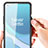 OnePlus 8T 5G用ハイブリットバンパーケース クリア透明 プラスチック 鏡面 カバー M01 OnePlus 
