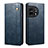 OnePlus Ace 2 5G用手帳型 レザーケース スタンド カバー B01S OnePlus ネイビー