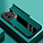 OnePlus Ace 2 5G用シリコンケース ソフトタッチラバー レザー柄 カバー PB1 OnePlus グリーン