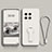 OnePlus Ace 2 5G用極薄ソフトケース シリコンケース 耐衝撃 全面保護 スタンド バンパー OnePlus ホワイト
