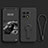 OnePlus Ace 2 5G用極薄ソフトケース シリコンケース 耐衝撃 全面保護 スタンド バンパー OnePlus ブラック