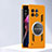 OnePlus Ace 2 5G用ハードケース プラスチック 質感もマット フレームレス カバー Mag-Safe 磁気 Magnetic S01 OnePlus オレンジ