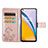 OnePlus Nord 2 5G用手帳型 レザーケース スタンド 花 カバー OnePlus 