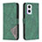 OnePlus Nord N20 5G用手帳型 レザーケース スタンド カバー B08F OnePlus グリーン