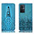 OnePlus Nord N20 5G用手帳型 レザーケース スタンド カバー H03P OnePlus ブルー