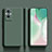 OnePlus Nord N20 5G用360度 フルカバー極薄ソフトケース シリコンケース 耐衝撃 全面保護 バンパー S01 OnePlus モスグリー