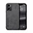 OnePlus Nord N20 SE用ケース 高級感 手触り良いレザー柄 DY2 OnePlus ブラック
