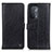OnePlus Nord N200 5G用手帳型 レザーケース スタンド カバー M10L OnePlus ブラック