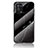 OnePlus Nord N200 5G用ハイブリットバンパーケース プラスチック パターン 鏡面 カバー OnePlus ブラック