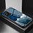 OnePlus Nord N200 5G用ハイブリットバンパーケース プラスチック パターン 鏡面 カバー LS1 OnePlus ネイビー