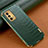 OnePlus Nord N200 5G用ケース 高級感 手触り良いレザー柄 OnePlus グリーン