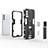 OnePlus Nord N200 5G用ハイブリットバンパーケース スタンド プラスチック 兼シリコーン カバー マグネット式 T01 OnePlus 